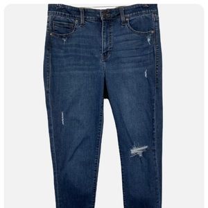 Lularoe Distressed Skinny Stretch Jeans.Size 30x29